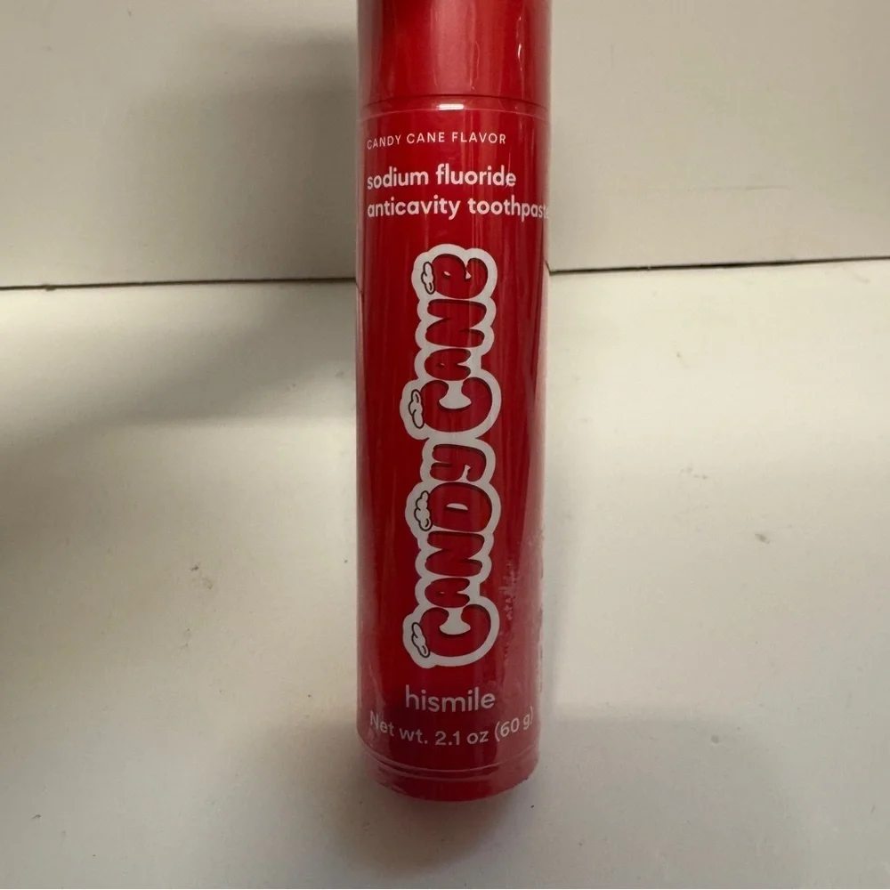 Hismile Candy Cane Flavored Fluoride Toothpaste 2.1 OZ